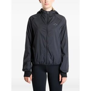 NWT Women Size XS X-Small Nike Trail Repel Running Wind Jacket Hooded Black $120